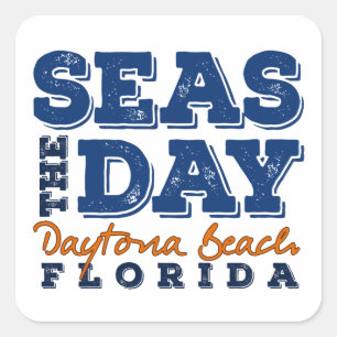 Seas the Day Daytona Beach Florida Aufkleber