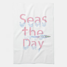 Seas the Day Geschirrtuch