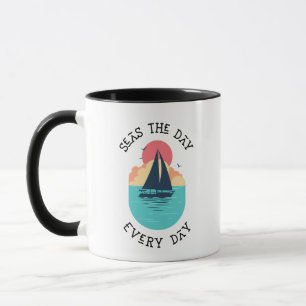 Seas the Day Jedays / Beach Life Tasse