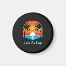 Seas the Day Magnet