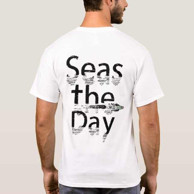 Seas The Day Men's T - Shirt (Rückseite)