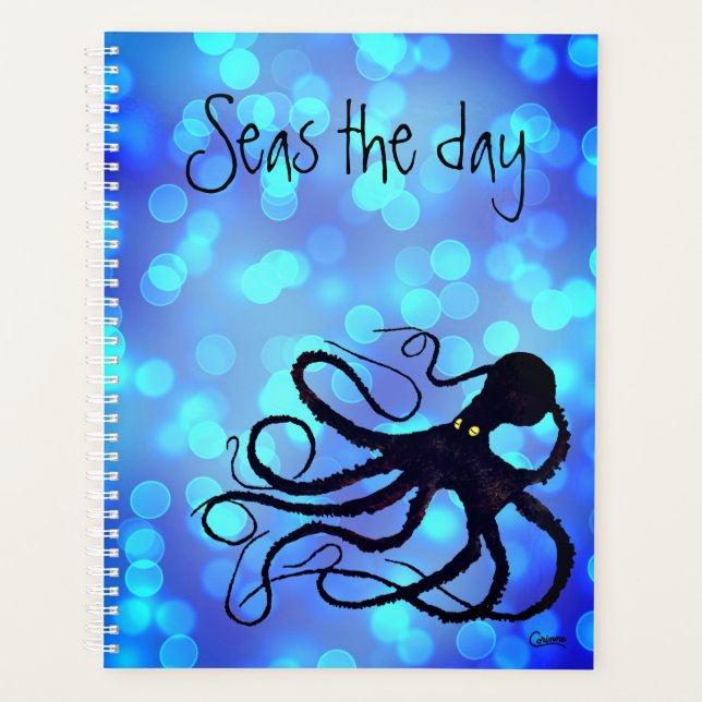Seas the Day Octopus - Tagesplaner Planer (Vorderseite)