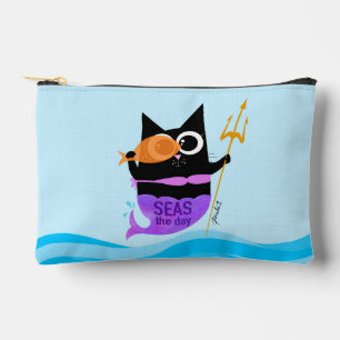 Seas the Day - Personalisierter Reißverschluss Zubehörtasche