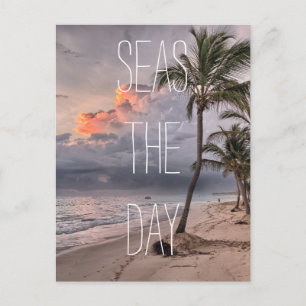 Seas The Day Postkarte