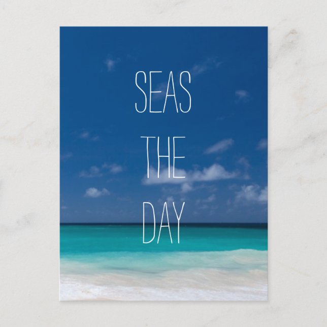 Seas The Day Postkarte (Vorderseite)