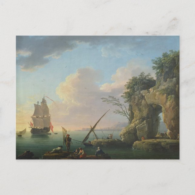 Seascape, 1748 postkarte (Vorderseite)