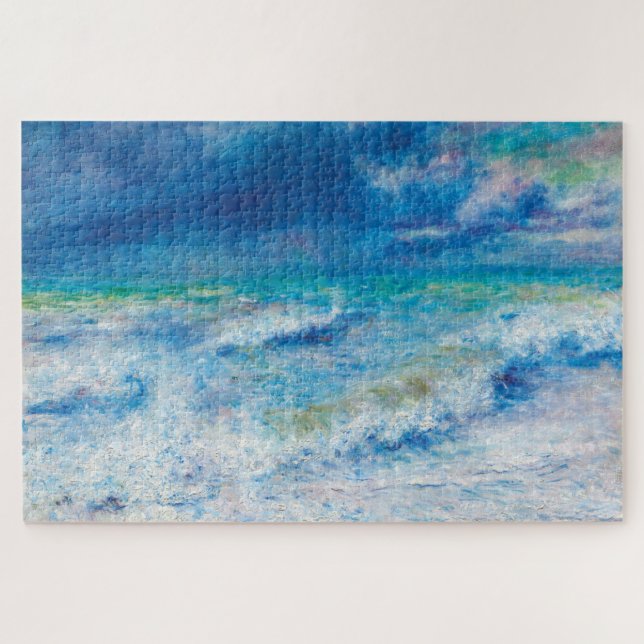 Seascape (1897) von Pierre-Auguste Renoir Puzzle (Horizontal)