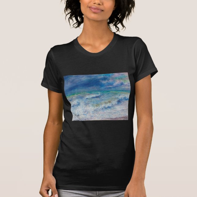 Seascape (1897) von Pierre-Auguste Renoir. T-Shirt (Vorderseite)