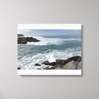 Seascape am Ponto Beach, Carlsbad, CA Leinwanddruck