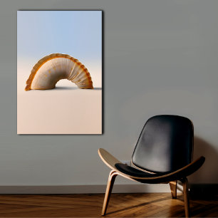 Seascape Arch - Modern Seashell Wall Art Leinwanddruck