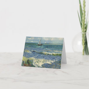 Seascape at Saintes-Maries (F415)Van Gogh Fine Art Karte