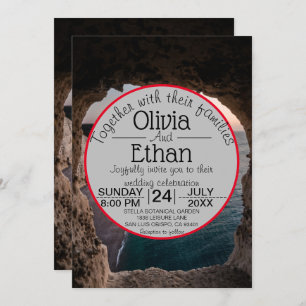 Seascape Beach feiern Einladung Hochzeit