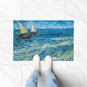 Seascape bei Saintes-Maries   Vincent Van Gogh Fußmatte