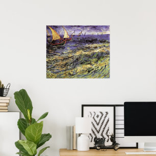 Seascape bei Saintes Maries von Vincent van Gogh Poster
