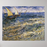 Seascape bei Saintes-Maries von Vincent van Gogh
