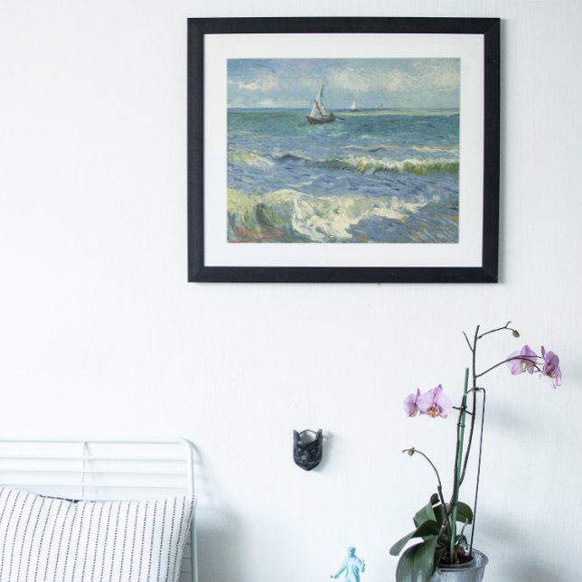 Seascape bei Saintes Maries von Vincent van Gogh Poster (Von Creator hochgeladen)