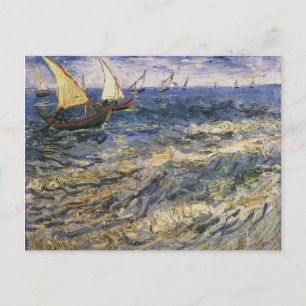 Seascape bei Saintes-Maries von Vincent van Gogh Postkarte