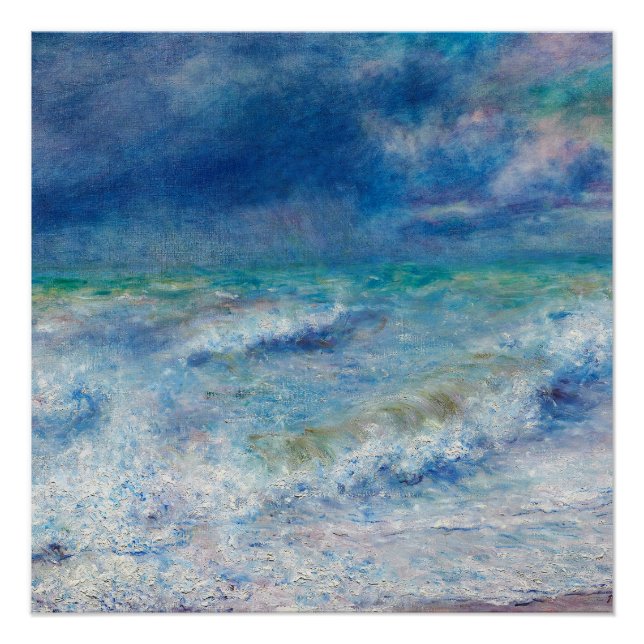 Seascape by Pierre-Auguste Renoir Kunst Poster (Vorderseite)