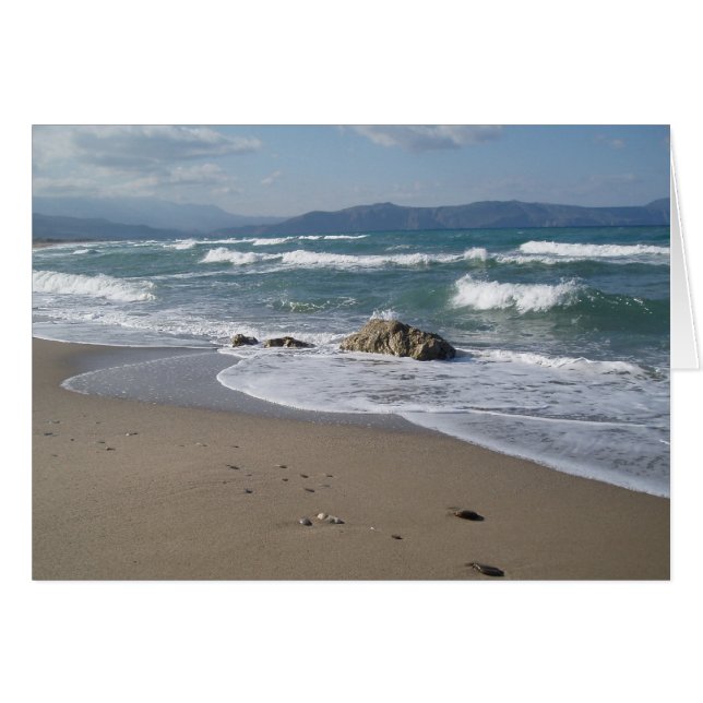 Seascape Card (Vorderseite (Horizontal))
