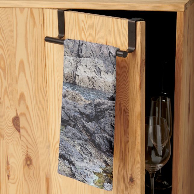 Seascape Crest Geschirrtuch (Drittel gefaltet)