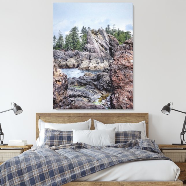 Seascape Crest Leinwanddruck (Insitu (Schlafzimmer))