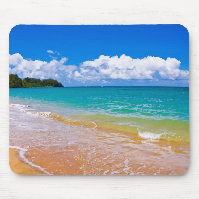 Seascape entlang der Hanalei Bay Mousepad (Vorne)