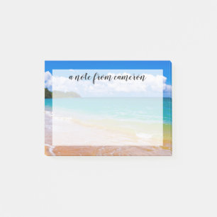 Seascape entlang der Hanalei Bay Post-it Klebezettel