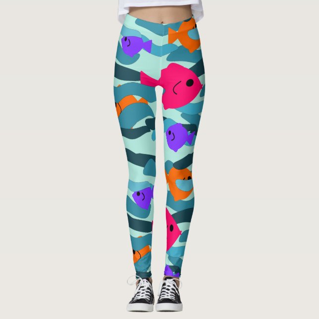 Seascape Leggings (Vorderseite)