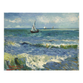Seascape Les Saintes-Maries-de-la-Mer von Van Gogh Fotodruck
