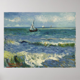 Seascape Les Saintes-Maries-de-la-Mer von Van Gogh Poster
