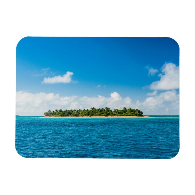 Seascape mit kleiner Insel Magnet (Horizontal)