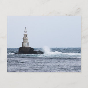 Seascape mit Leuchtturm Postkarte