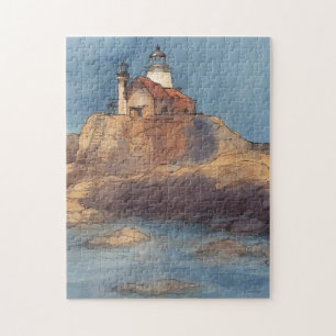 Seascape mit Leuchtturm Puzzle