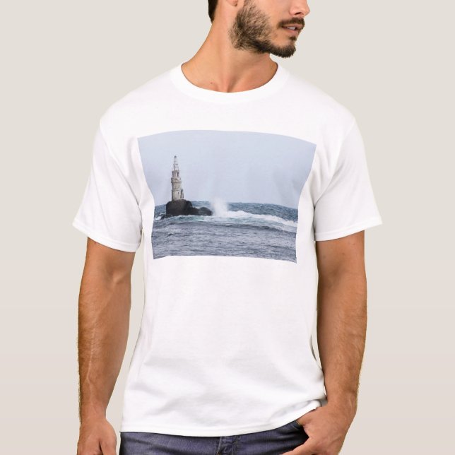 Seascape mit Leuchtturm T-Shirt (Vorderseite)