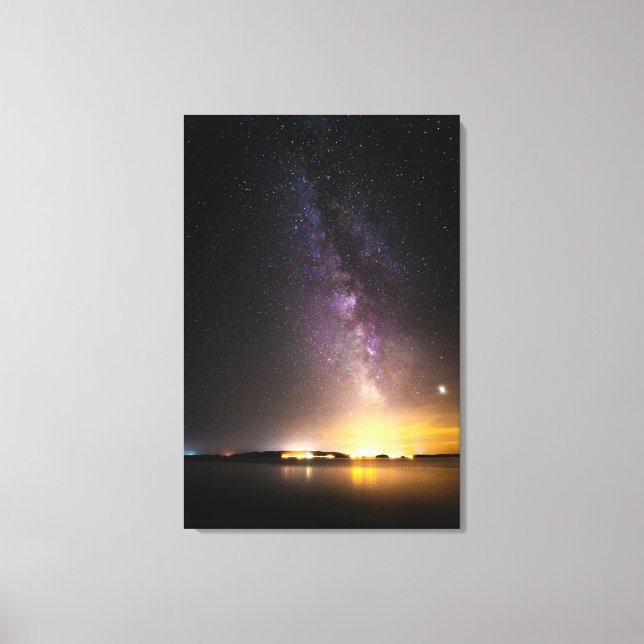 Seascape mit mildem Weg Leinwanddruck (Vorderseite)