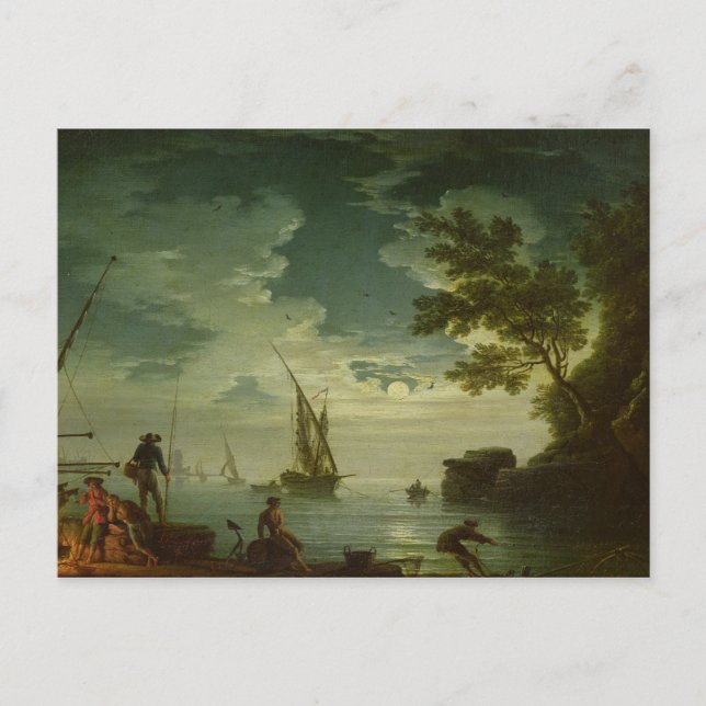 Seascape, Mondlicht, 1772 Postkarte (Vorderseite)