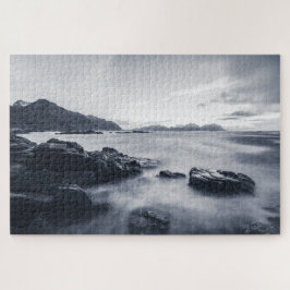 Seascape monochrome Aufnahme Puzzle