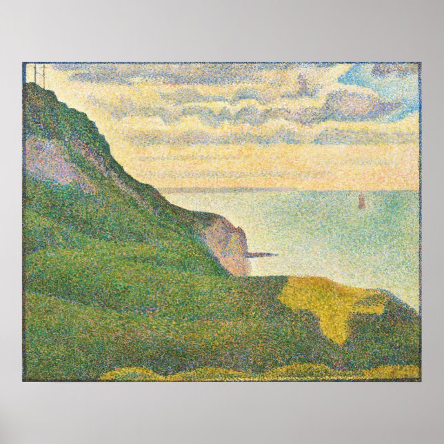 Seascape, Port-en-Bessin - Georges Seurat Fine Art Poster (Vorne)