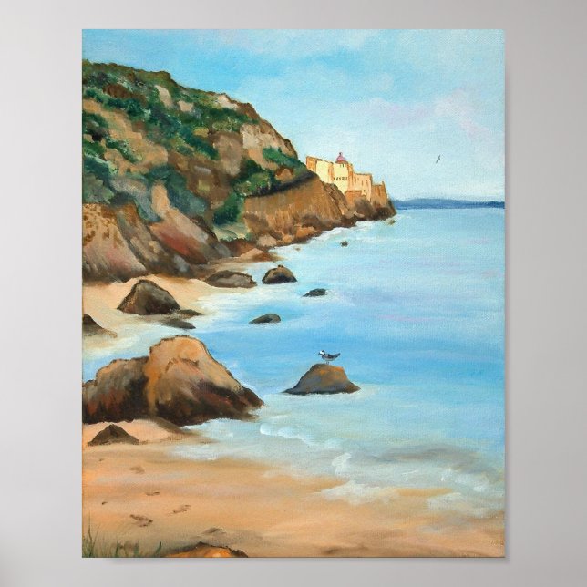 Seascape Postcard Poster (Vorne)