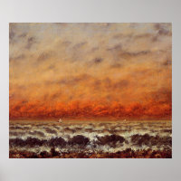 Seascape, schönes Bild von Gustave Courbet