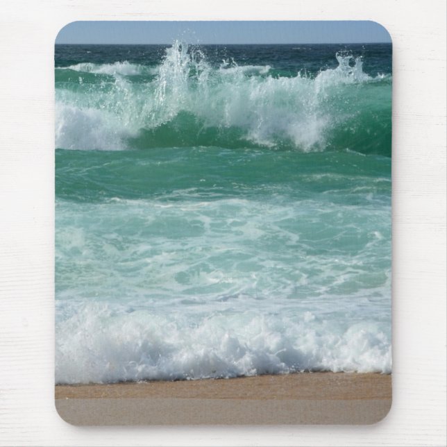 Seascape Sea Waves Beach Seaside TrendTemplate Mousepad (Vorne)