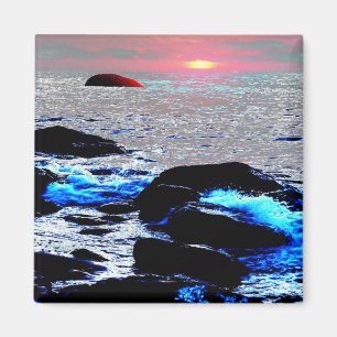 Seascape Sonnenuntergang...... Magnet