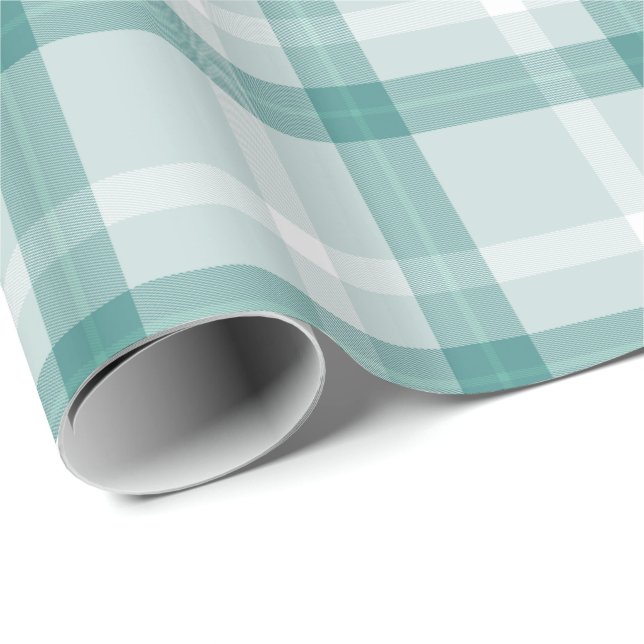 Seascape Tartan für    WeihnachtenUmschlagpapier Geschenkpapier (Rolleneckpunkt)