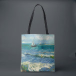 Seascape | Vincent van Gogh<br><div class="desc">Seascape in der Nähe von Les Saintes-Maries-de-la-Mer (1888) von dem niederländischen Postimpressionisten Vincent Van Gogh. Original-Kunstwerk ist ein Ölgemälde auf der Leinwand, das ein Boot auf einem abstrakten blauen Ozean darstellt. Verwenden Sie die Entwurfstools, um einen benutzerdefinierten Text hinzuzufügen oder das Bild zu personalisieren.</div>