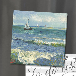 Seascape   Vincent Van Gogh Magnet