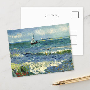 Seascape   Vincent Van Gogh Postcard Postkarte