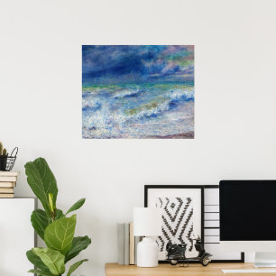 Seascape von Pierre-Auguste Renoir Poster