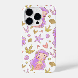 Seascape with Beach, Great Wave & Mount Sea Case iPhone 14 Pro Hülle