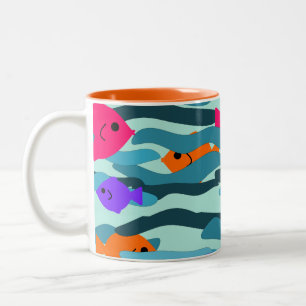 Seascape Zweifarbige Tasse