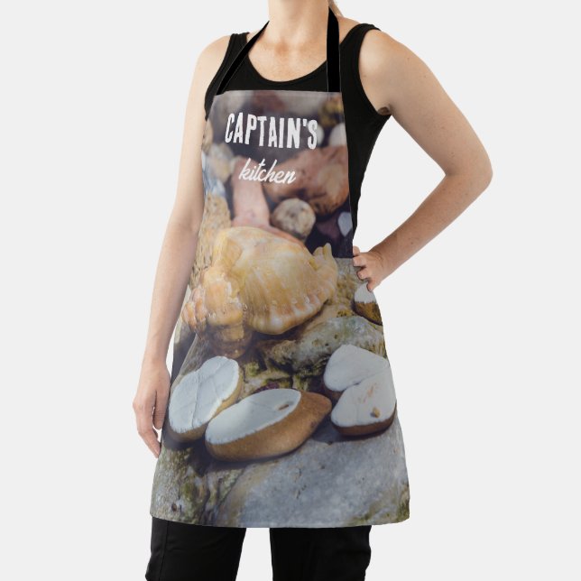 Seashell am Ufer des Jigsaw Puzzle Schürze (InSitu)